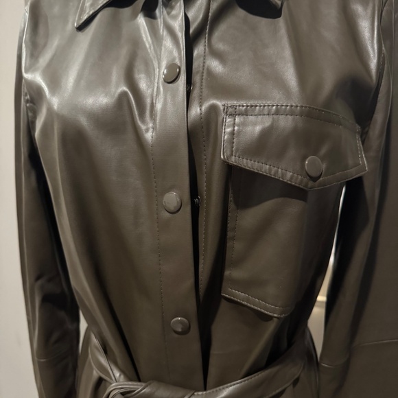Sanctuary leather shirt dress - Picture 6 of 7